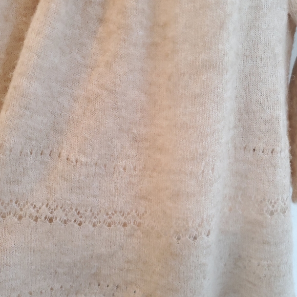 Anthropologie Feather Bone Whitby Bell Sleeve Sweater Merino Wool Alpaca Women - Picture 11 of 15